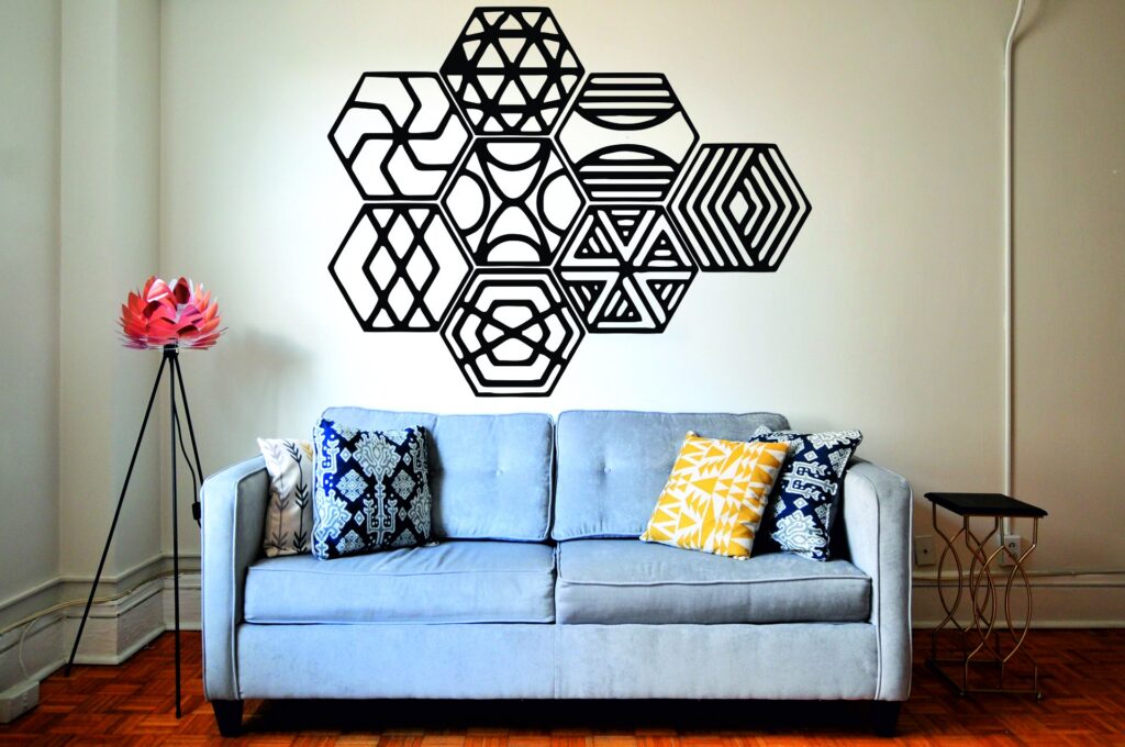 fondo2 Cuadro geométrico – 8 piezas, 110 × 90 cm